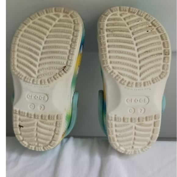 Crocs Classic Clogs Tie Die Size C7 - Picture 10 of 11